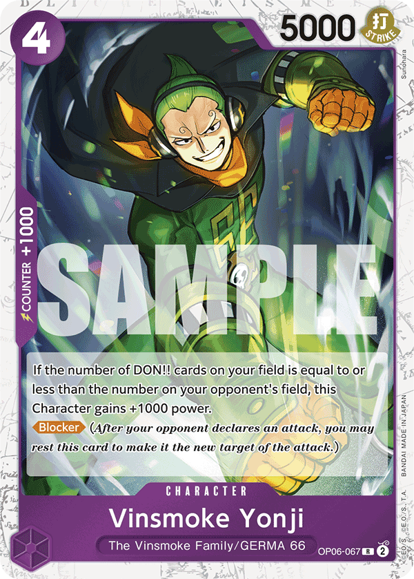 Vinsmoke Yonji (OP06-067) (Jolly Roger Foil)