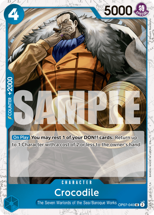 Crocodile - OP07-040 (Pirate Foil)