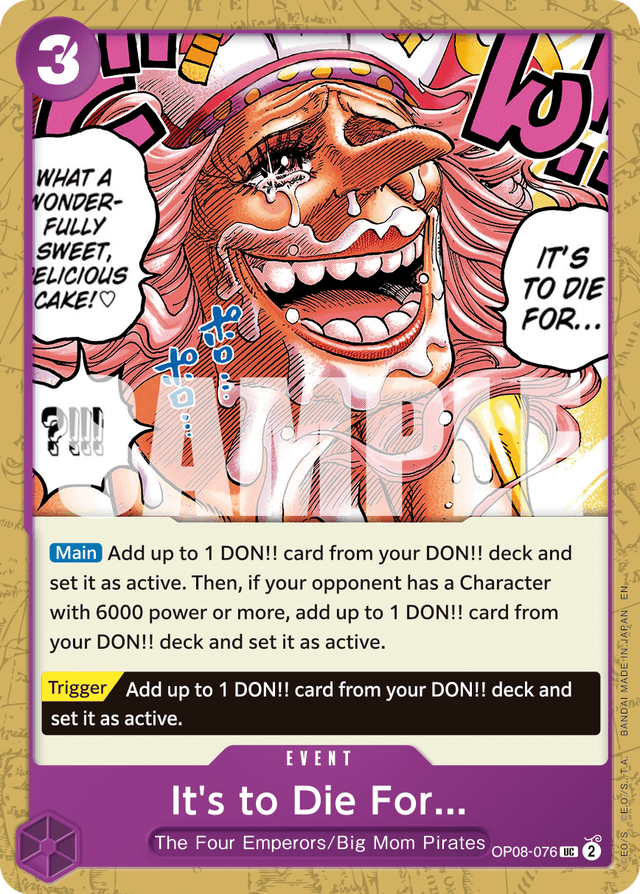 It's to Die For (Reprint)