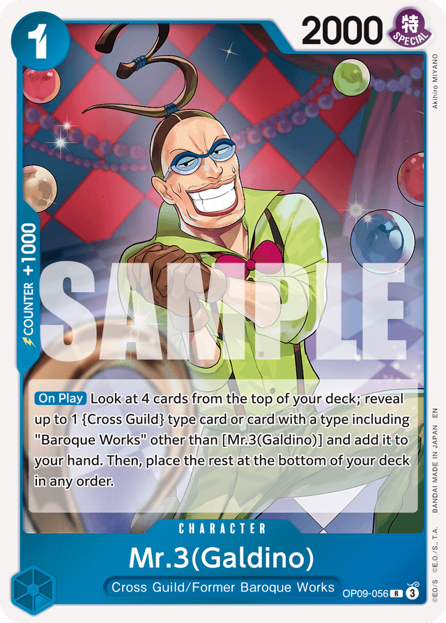 Mr.3(Galdino) - OP09-056 (Reprint)