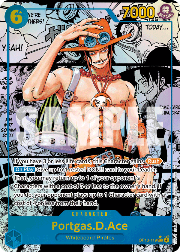 Portgas.D.Ace (119) (Super Alternate Art)