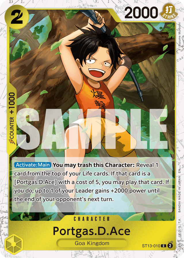 Portgas.D.Ace - ST13-010 (Pirate Foil)